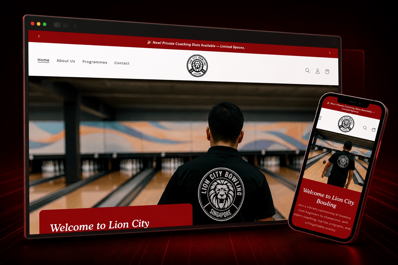 LC Bowling website