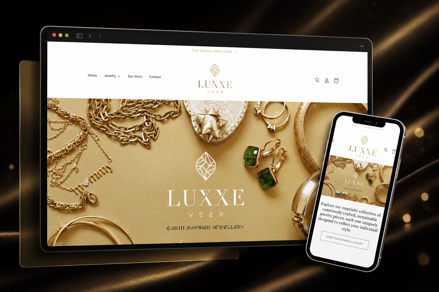 Luxxe Veer website