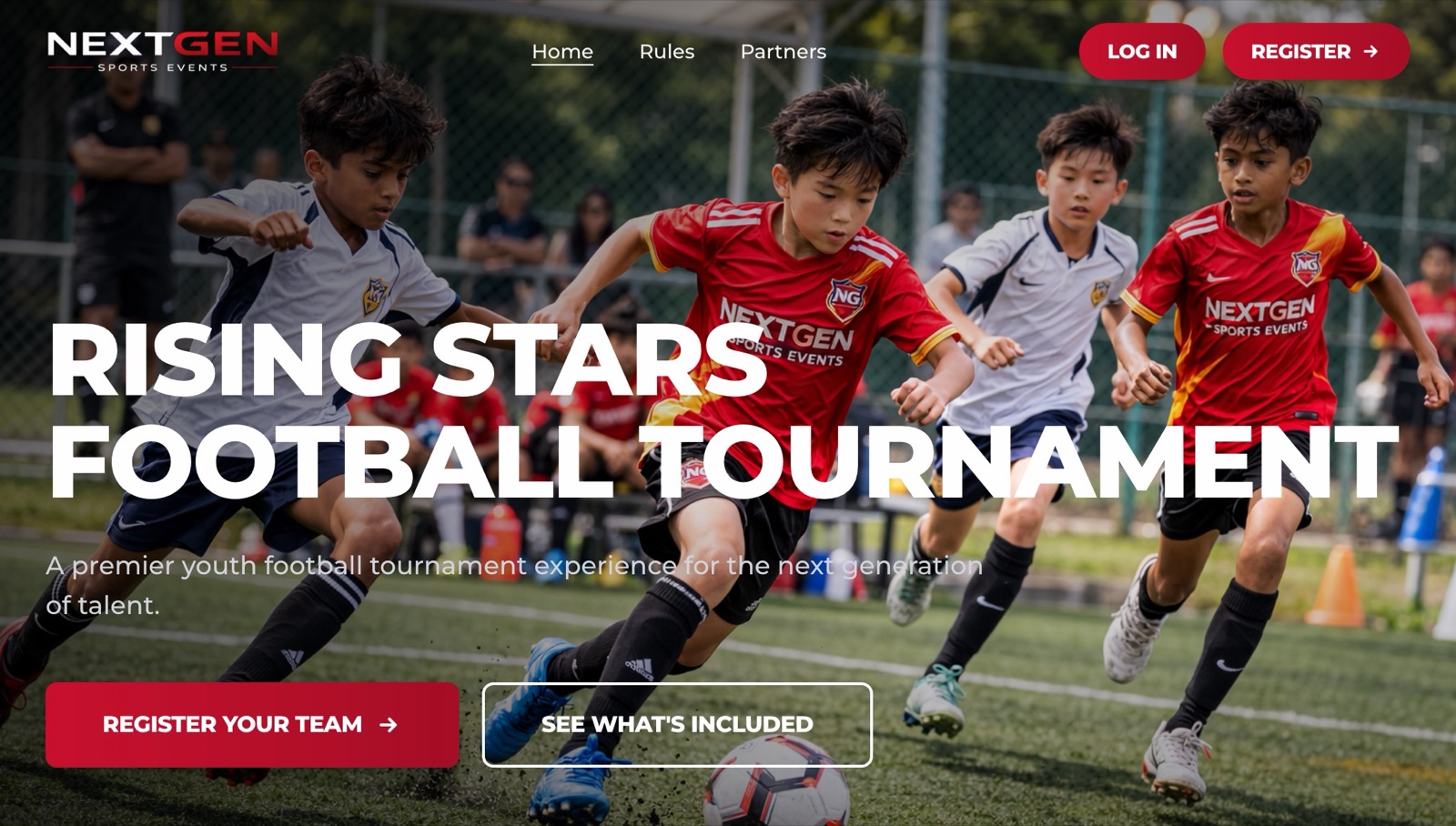 Nextgen Sports Events, Rising Stars Football Tournament site